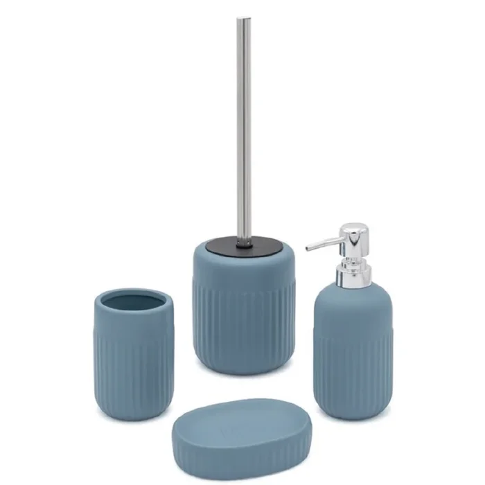 Set 4 Accessori D’Appoggio Feridras “Nevada ” Blu Pastello