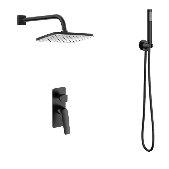 Set Doccia LEA GUN METAL Installazione Ad Incasso