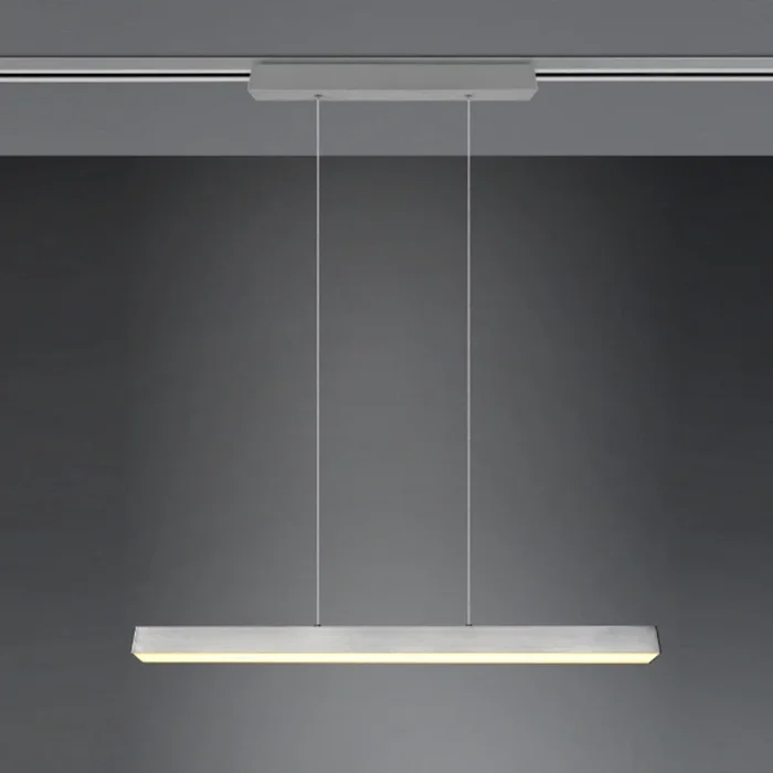 Sospensione Lineare Paros LED 29W Biemissione Acciaio per Sistema a Binario Bifase DUOline 230V