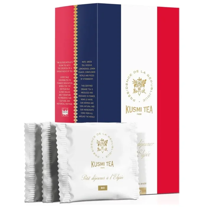 Tè verde PETIT DÉJEUNER A l’ELYSÉE, 24 bustine, Kusmi Tea