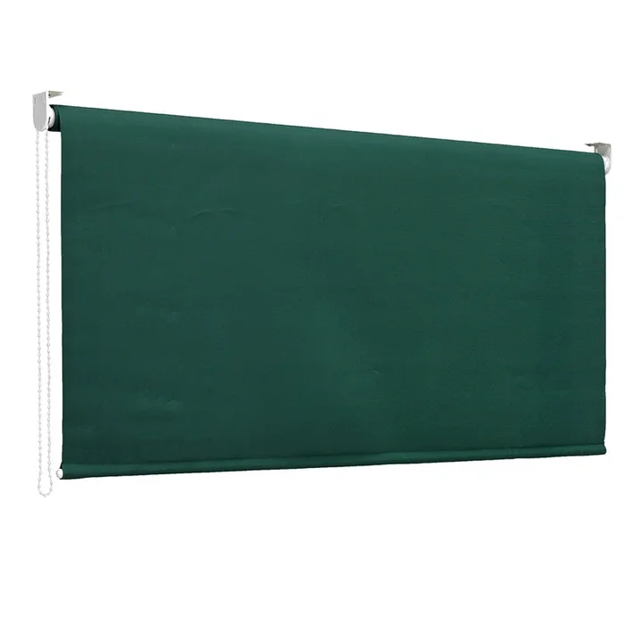 Tenda da Sole a Caduta 250×150 cm Tessuto in Poliestere Verde