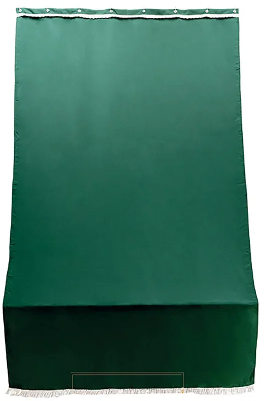 Tenda da Sole per Sormonto in Poliestere con Anelli Ranieri Verde Varie Misure