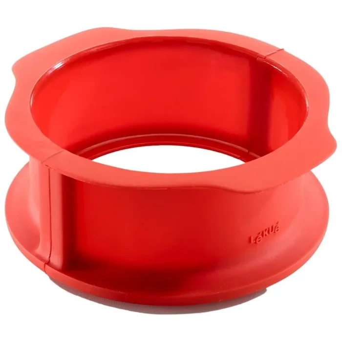 Tortiera tonda 15 cm, rossa, silicone, Lékué