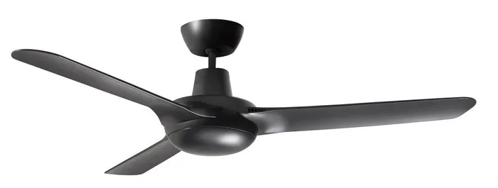 Ventilatore district attorney Soffitto 3 Pale in Abs Ø125 cm 3 Velocità Martec Cruise Nero